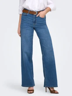 ONLMADISON Hohe Taille Weiter Beinschnitt Jeans