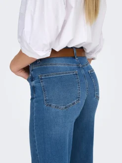 ONLMADISON Hohe Taille Weiter Beinschnitt Jeans