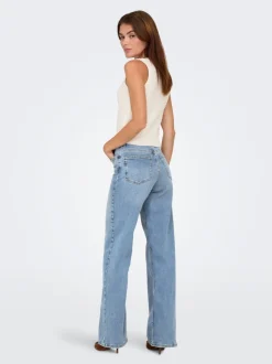 ONLMADISON Hohe Taille Weiter Beinschnitt Jeans