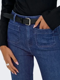 ONLMADISON Hohe Taille Flared Jeans