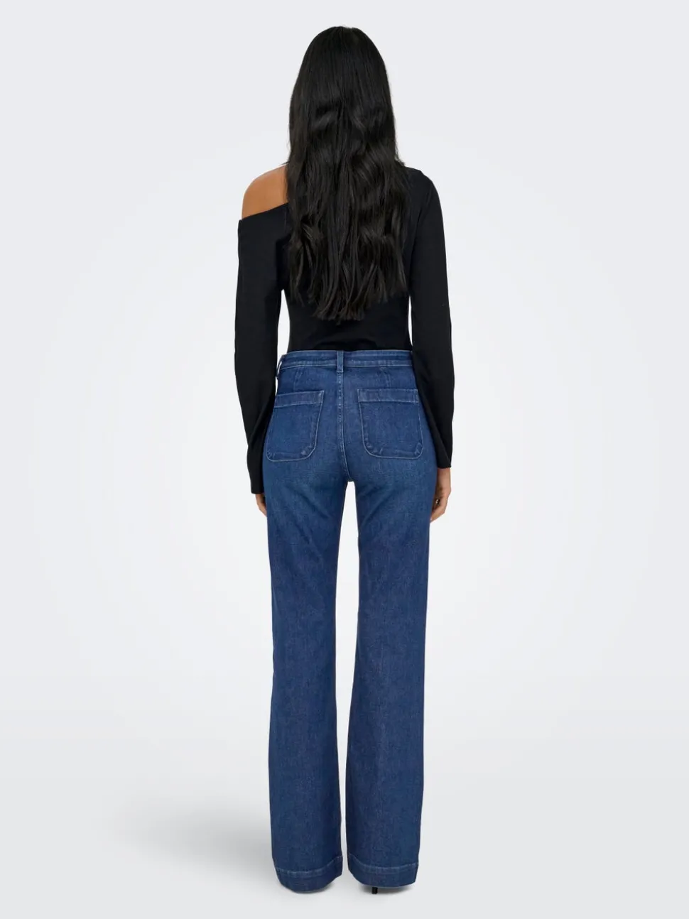 ONLMADISON Hohe Taille Flared Jeans