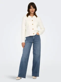 ONLMADISON Hohe Taille Weiter Beinschnitt Jeans