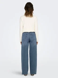 ONLMADISON Hohe Taille Weiter Beinschnitt Jeans