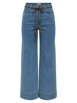 ONLMADISON Hohe Taille Weiter Beinschnitt Verkürzt Jeans