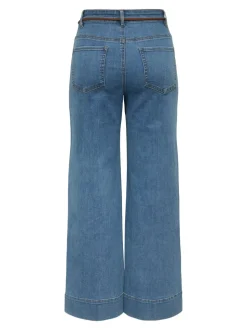 ONLMADISON Hohe Taille Weiter Beinschnitt Verkürzt Jeans