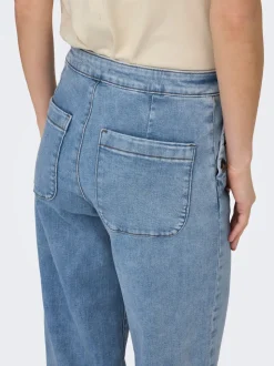 ONLMADISON Hohe Taille Weiter Beinschnitt Jeans