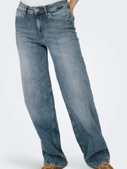 ONLMADISON Hohe Taille Weiter Beinschnitt Jeans
