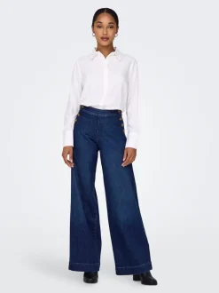 ONLMADISON Hohe Taille Weiter Beinschnitt Jeans