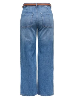 ONLMADISON Hohe Taille Weiter Beinschnitt Jeans