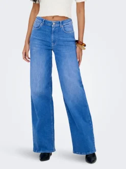 ONLMADISON Hohe Taille Weiter Beinschnitt Jeans