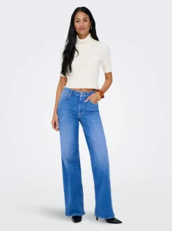 ONLMADISON Hohe Taille Weiter Beinschnitt Jeans