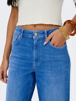 ONLMADISON Hohe Taille Weiter Beinschnitt Jeans
