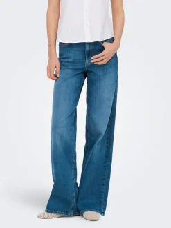 ONLMADISON Hohe Taille Weiter Beinschnitt Jeans