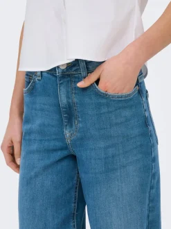 ONLMADISON Hohe Taille Weiter Beinschnitt Jeans