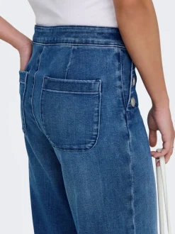 ONLMADISON Hohe Taille Weiter Beinschnitt Jeans