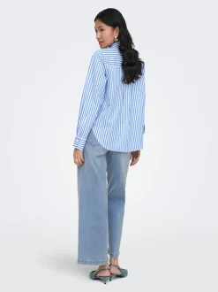 ONLMADISON Hohe Taille Weiter Beinschnitt Verkürzt Jeans