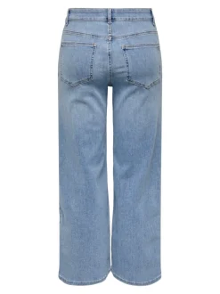 ONLMADISON Hohe Taille Weiter Beinschnitt Verkürzt Jeans