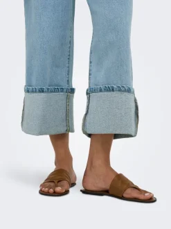 ONLMADISON Hohe Taille Weiter Beinschnitt Jeans