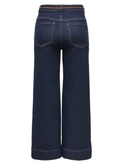 ONLMADISON Hohe Taille Weiter Beinschnitt Verkürzt Jeans