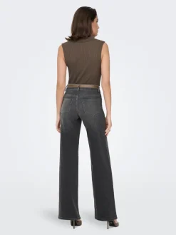 ONLMADISON Hohe Taille Weiter Beinschnitt Jeans