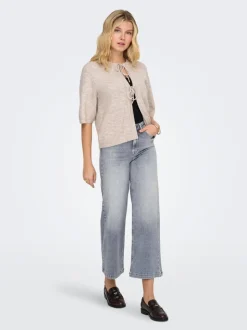 ONLMADISON Hohe Taille Weiter Beinschnitt Verkürzt Jeans
