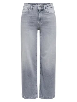 ONLMADISON Hohe Taille Weiter Beinschnitt Verkürzt Jeans