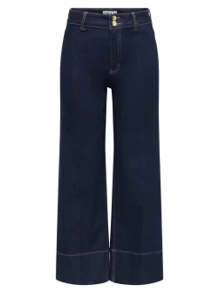 ONLMADISON Hohe Taille Weiter Beinschnitt Verkürzt Jeans
