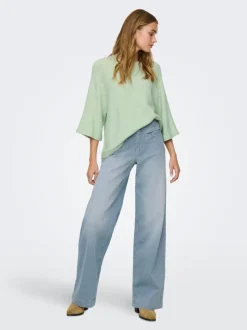 ONLMADISON Hohe Taille Weiter Beinschnitt Jeans