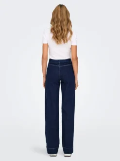 ONLMADISON Hohe Taille Weiter Beinschnitt Jeans