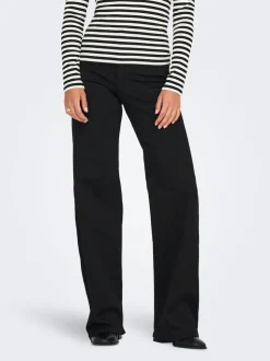 ONLMADISON Hohe Taille Weiter Beinschnitt Jeans