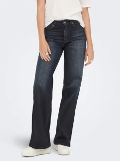 ONLMADISON Hohe Taille Weiter Beinschnitt Jeans