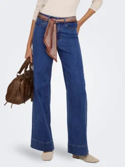 ONLMADISON Hohe Taille Weiter Beinschnitt Jeans