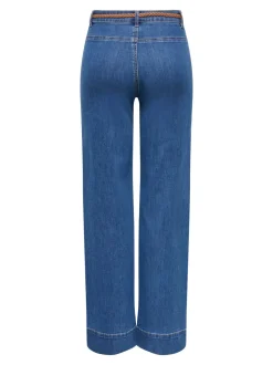 ONLMADISON Hohe Taille Weiter Beinschnitt Jeans