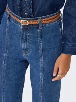 ONLMADISON Hohe Taille Weiter Beinschnitt Jeans