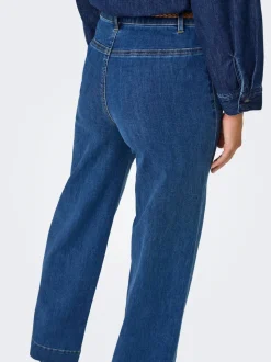 ONLMADISON Hohe Taille Weiter Beinschnitt Jeans