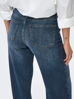ONLMADISON Hohe Taille Weiter Beinschnitt Jeans