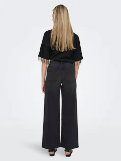 ONLMADISON Hohe Taille Weiter Beinschnitt Jeans
