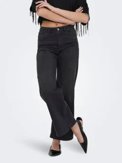 ONLMADISON Hohe Taille Weiter Beinschnitt Jeans