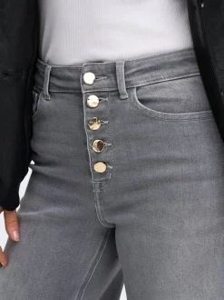 ONLMADISON Mittlere Taille Weiter Beinschnitt Jeans