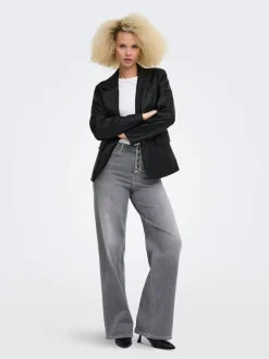 ONLMADISON Mittlere Taille Weiter Beinschnitt Jeans