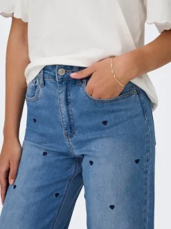 ONLMADISON-ROYAL Hohe Taille Weiter Beinschnitt Jeans