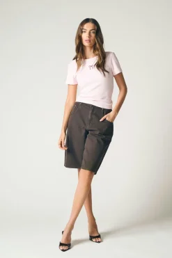 ONLMATE-SILLA Locker geschnitten Jeans-Shorts