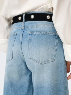 ONLMAYA Mittlere Taille Weiter Beinschnitt Jeans