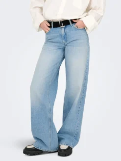 ONLMAYA Mittlere Taille Weiter Beinschnitt Jeans