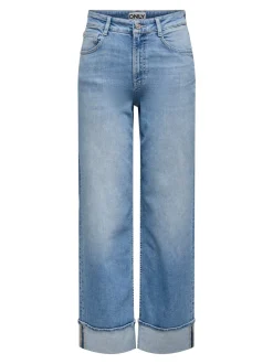 ONLMERCER Hohe Taille Weiter Beinschnitt Jeans