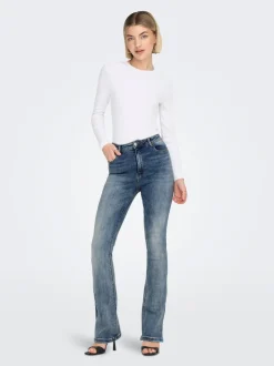ONLMILA Hohe Taille Flared Jeans