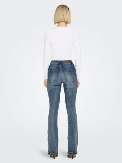 ONLMILA Hohe Taille Flared Jeans