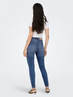 ONLMILA Hohe Taille Skinny Fit Knöchellang Jeans