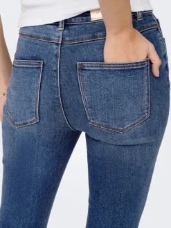 ONLMILA Hohe Taille Skinny Fit Knöchellang Jeans