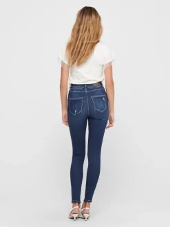 ONLMILA Hohe Taille Skinny Fit Knöchellang Jeans
